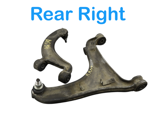 03-10 Maserati Quattroporte M139 Rear Right Side Control Arm Set Of 2 Oem