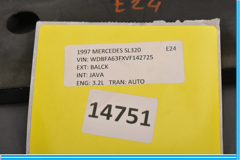 Load image into Gallery viewer, 90-02 Mercedes R129 SL320 SL500 500SL 300SL Upper Radiator Support Tie Bar Oem
