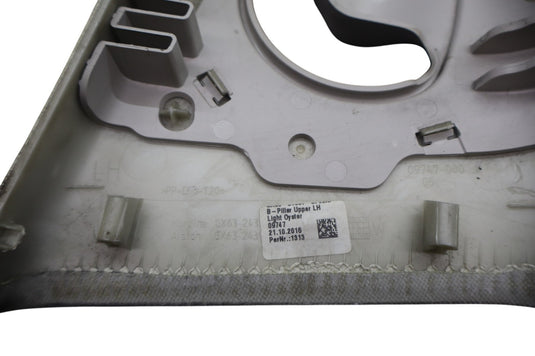 16-23 Jaguar XF X260 Left Driver Side Upper B Pillar Cover Panel Trim Oem