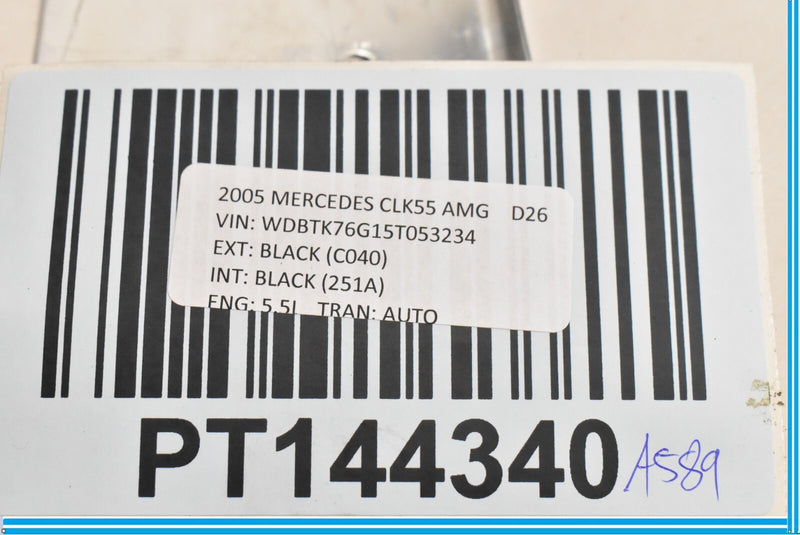 Load image into Gallery viewer, 03-06 Mercedes CLK500 CLK55 AMG W209 Front Right Passenger Chrome Jamb Trim Oem
