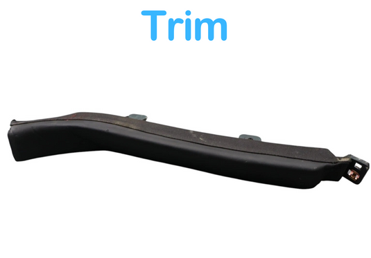 06-12 Bentley Continental Flying Spur Rear Left Side D Pillar Quarter Trim OEM