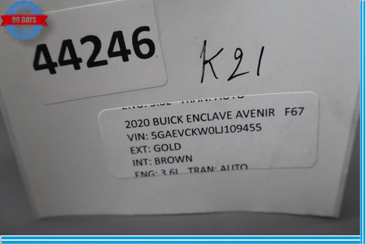 18-24 Buick Enclave Avenir  Rear Right Side Door Audio Speaker Bose Oem