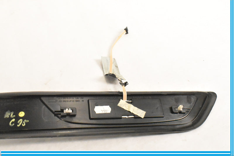 Load image into Gallery viewer, 09-15 BMW 750i F01 Rear Left Door Sill Scuff Plate Trim 51478046289 Oem

