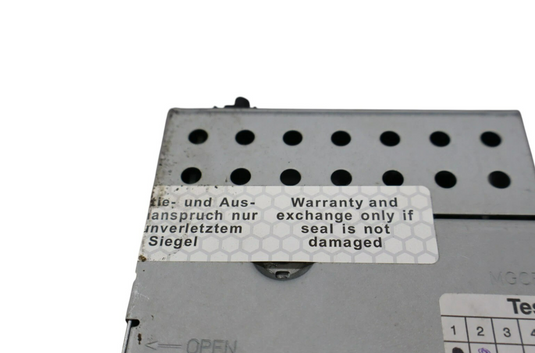 07-09 Audi Q7 4L Dash Mounted Audio Player 6 Disc CD Reciever Unit 4L0035111 Oem