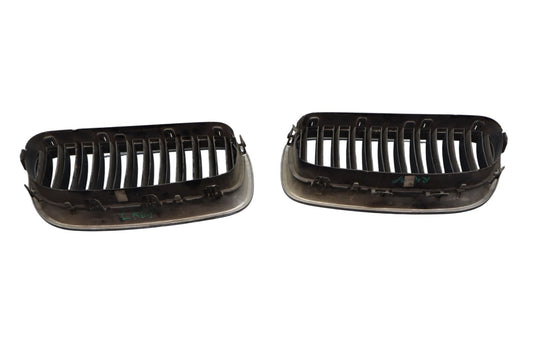 11-13 BMW 528i 535i Front Left & Right Kidney Hood Radiator Grille Chrome Oem