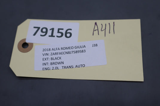 17-25 Alfa Romeo Giulia Right Passenger Side End Cap Trim Cover Panel Oem