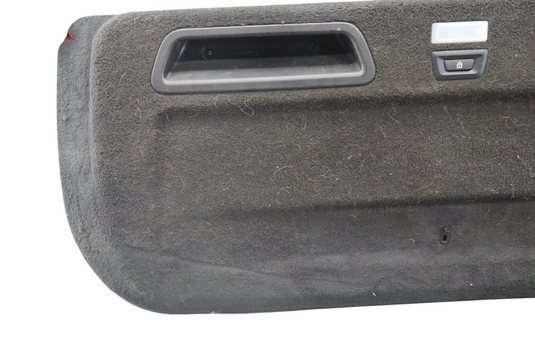 10-17 BMW 535i GT xDrive Rear Trunk Lid Liner Trim Panel  W/Switch 52107010 Oem