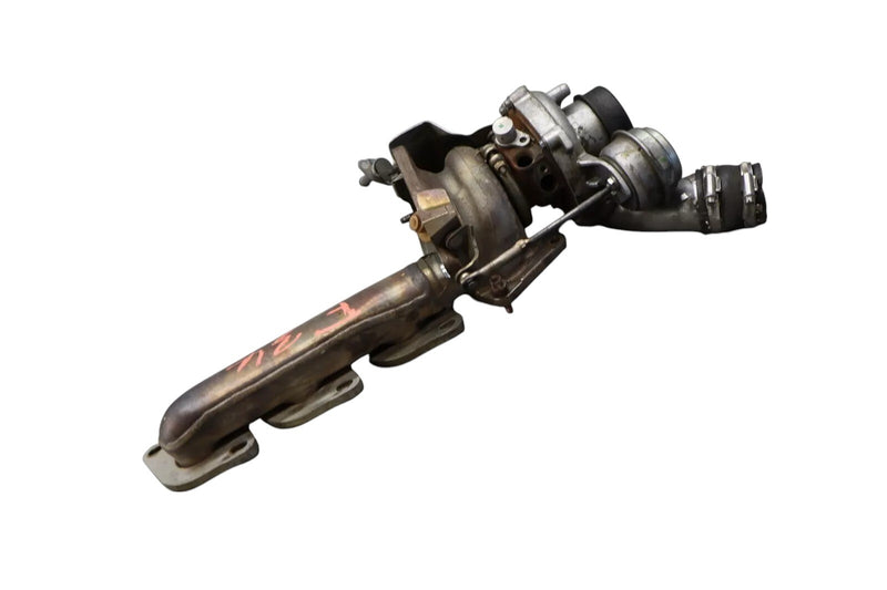 Load image into Gallery viewer, 11-18 Mercedes S550 CL550 W221 Left Side Turbocharger Turbo Charger Manifold Oem
