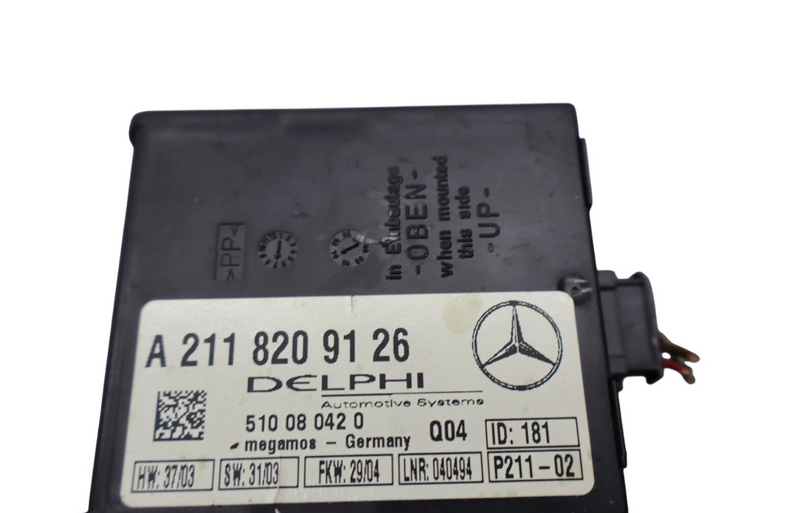 Load image into Gallery viewer, 03-12 Mercedes SL500 SL600 Anti Theft Alarm Module Unit A2118209126 Oem
