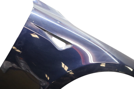 12-20 Tesla Model S Front Right Passenger Side Fender Shell Panel Blue Oem