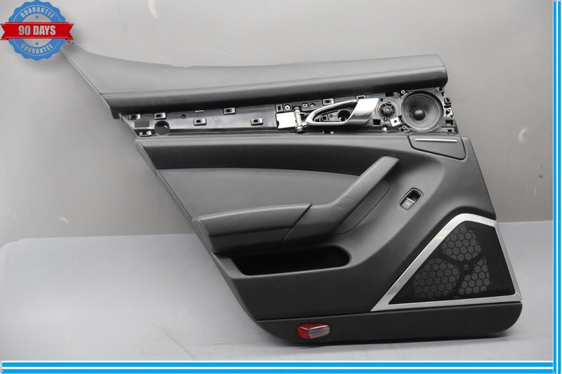 Load image into Gallery viewer, 10-16 Porsche Panamera Rear Left Driver Side Interior Door Panel Cover Black Oem
