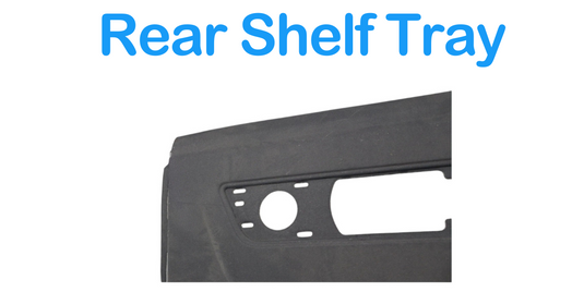10-16 Mercedes E350 E500 E550 Rear Shelf Package Tray Trim Panel 2126900449 Oem