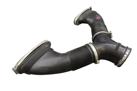 10-16 Porsche Panamera 970 Engine Air Intake Cleaner Y-Pipe Hose Duct Oem