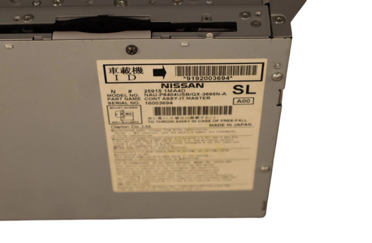 2011 Infiniti QX56 FM Radio Audio CD Player Stereo Receiver 259151MA4D Oem