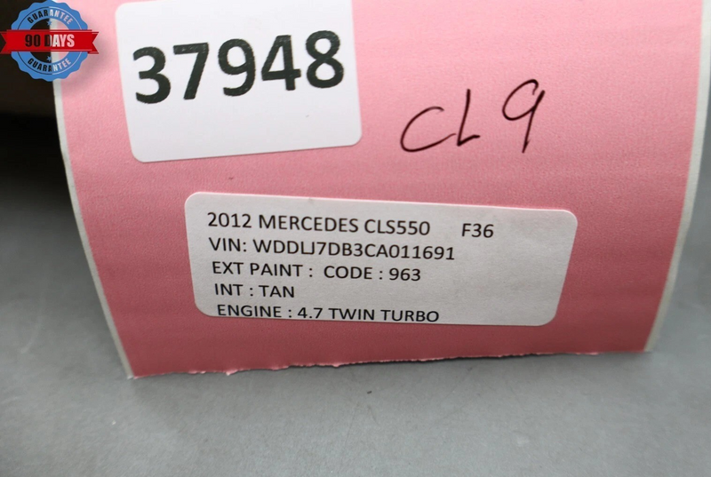Load image into Gallery viewer, 12-14 Mercedes W218 CLS550 Front Right Passenger Lower Bottom Seat Cushion Oem

