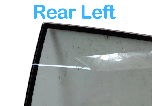 92-99 Mercedes W140 600SEL S500 Rear Left Driver Side Door Window Auto Glass Oem
