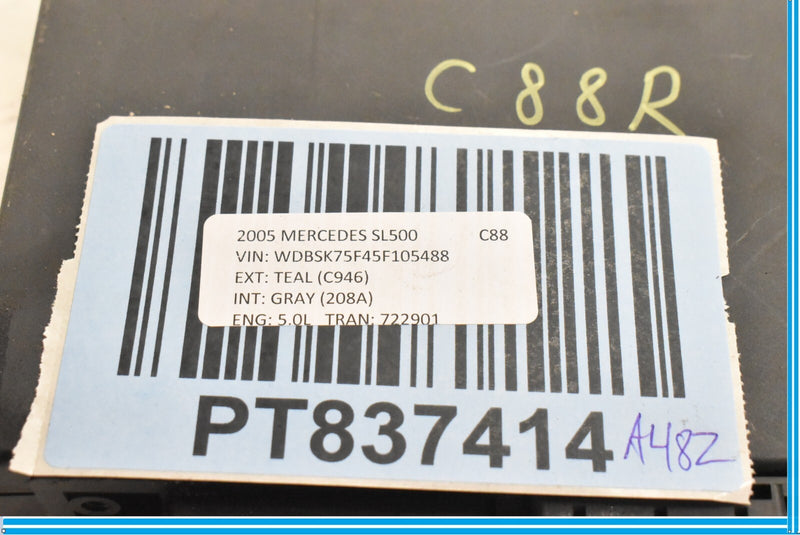 Load image into Gallery viewer, 03-12 Mercedes SL500 SL600 SL55 R230 Front Right Under Seat Control Module Oem
