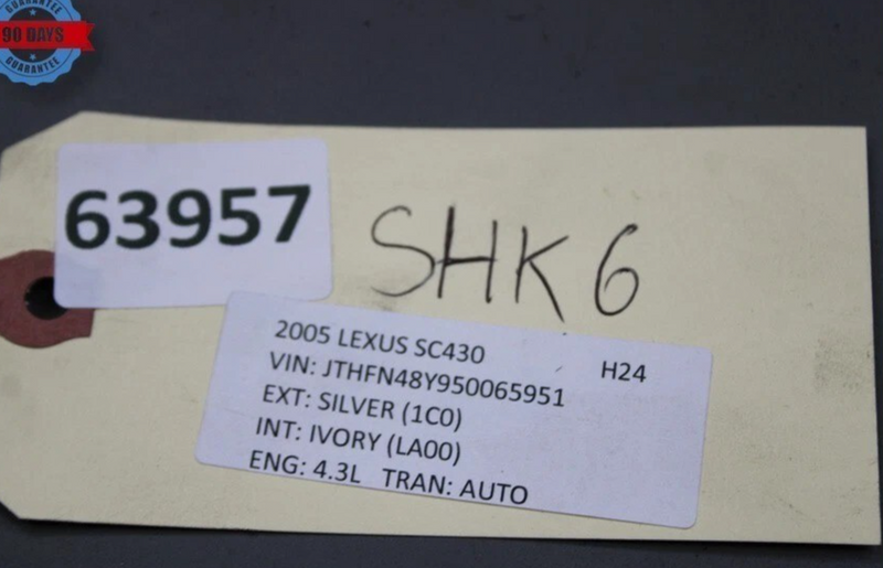 Load image into Gallery viewer, 02-05 Lexus SC430 Front Left Side Shock Strut Impact Absorber 4851024300 Oem
