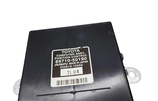 07-09 Lexus LS460 LS460L Rear Left Seat Mounted Position Control Module Unit Oem