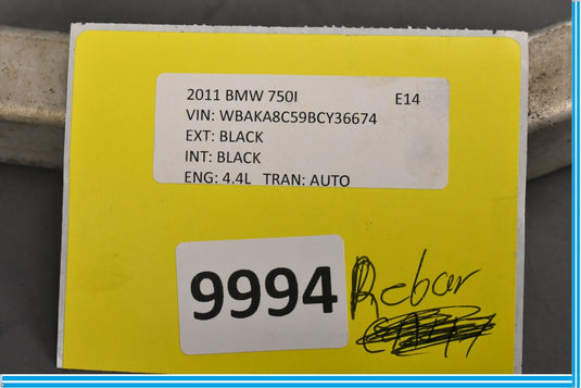 09-15 BMW 750i 750Li Front Right Passenger Side Oil Cooler Brace Bracket Oem