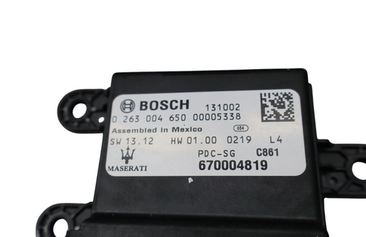 14-18 Maserati Ghibli Park Parking Sensor Control Module Unit 670004819 Oem