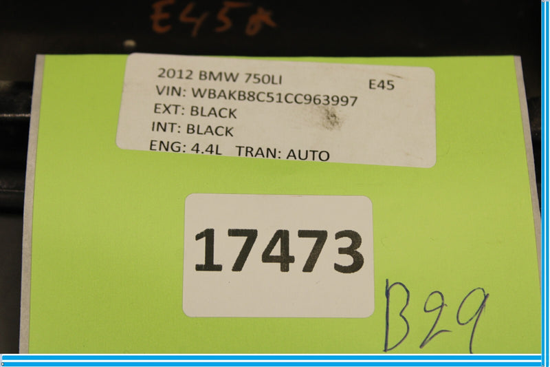 Load image into Gallery viewer, 09-15 BMW 750i 750Li F01 F02 Fuel Gas Tank Filler Door Cover Panel Black Oem 
