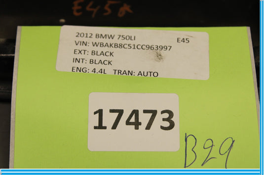 09-15 BMW 750i 750Li F01 F02 Fuel Gas Tank Filler Door Cover Panel Black Oem 