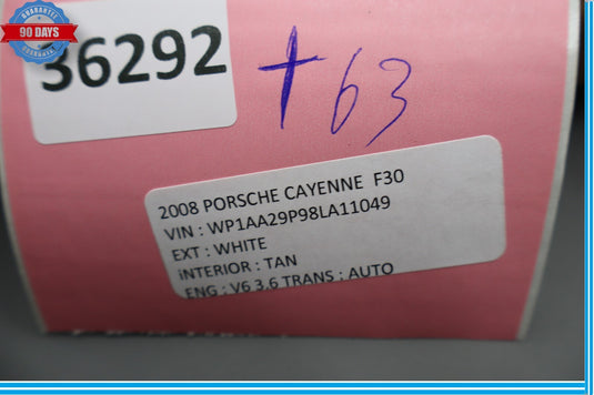 03-10 Porsche Cayenne Front Left Driver Side Lower Dash Knee Trim Panel Tan Oem