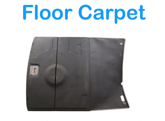 12-18 Audi A7 Quattro Rear Trunk Cargo Spare Tire Floor Carpet Cover Trim Oem