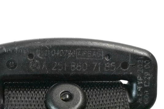 06-08 Mercedes W164 ML63 AMG GL450 Front Left Seat Belt Seatbelt 2518607185 OEM