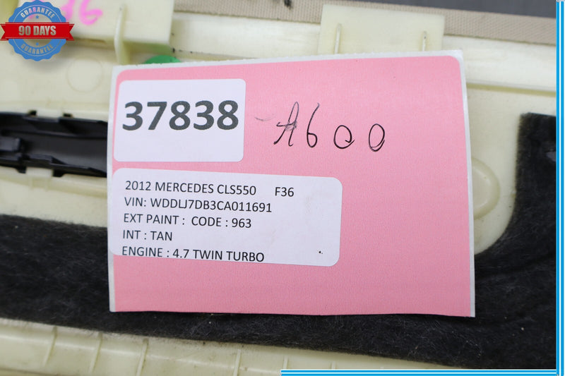 Load image into Gallery viewer, 12-14 Mercedes W218 CLS550 CLS63 Rear Window Top Upper Headliner Trim Panel Oem
