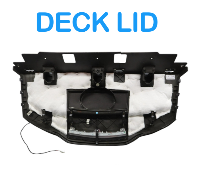 Load image into Gallery viewer, 14-17 Maserati Ghibli Rear Deck Lid Parcel Shelf Trim Black 06700174910 OEM
