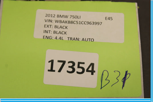 09-15 BMW 750Li F01 F02 Rear Left Or Right Antenna Trap Circuit Module Unit Oem