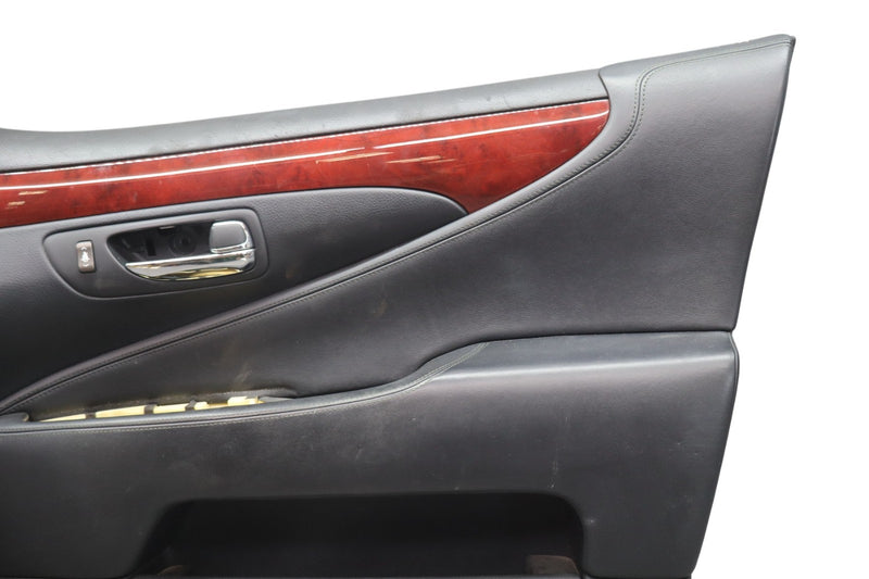 Load image into Gallery viewer, 07-09 Lexus LS460 Front Right Side Interior Door Panel Cover Assembly Black Oem
