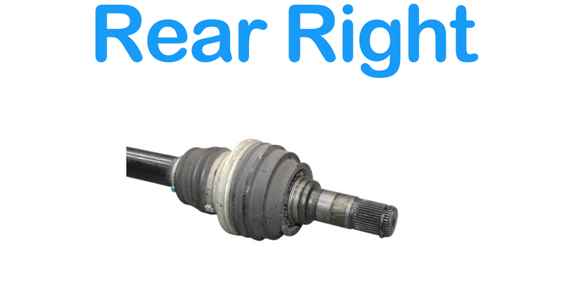 Load image into Gallery viewer, 11-17 Volkswagen Touareg Rear Right Side CV Axle Assembly Shaft 7P0501201G Oem
