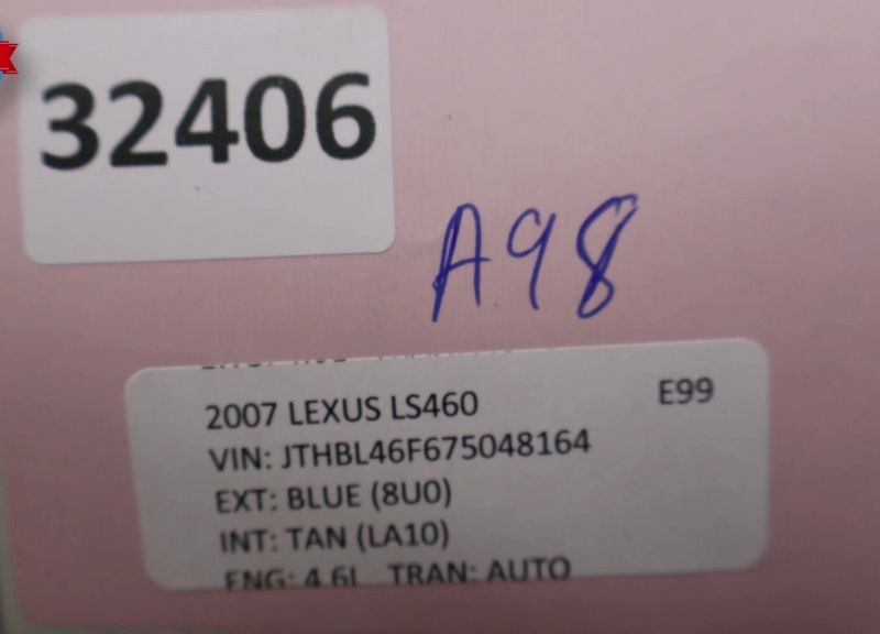 Load image into Gallery viewer, 07-09 Lexus LS460 LS460h Front Left Driver Side Seat Belt Retractor 7Q4360P Oem
