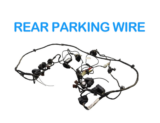 06-08 Bentley Continental Flying Spur Rear Bumper Parking Wire Harness OEM
