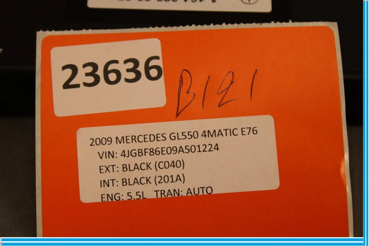 06-12 Mercedes GL550 X164 ML350 GL450 Keyless Go Control Module A1648206285 OEM