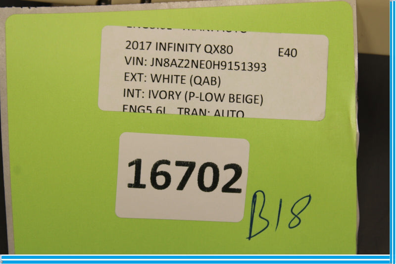 Load image into Gallery viewer, 11-17 Infiniti QX56 QX80 Rear Left Driver Side Interior Door Handle Oem
