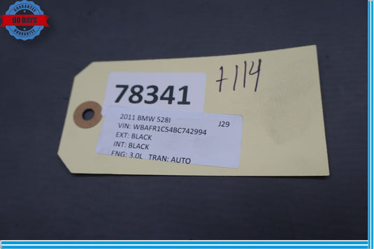 11-16 Bmw 528i 535i 550i F10 Left Side Cowl Vent Panel Windshield Window Oem
