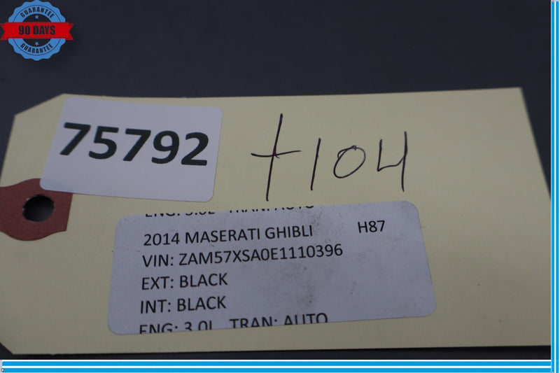 Load image into Gallery viewer, 14-17 Maserati Ghibli S Left Lower Under Dash Dashboard Trim Panel Cover Oem
