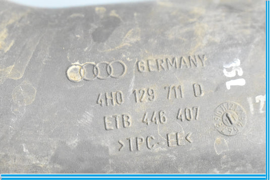 11-12 Audi A8 Center Air Intake Hose Tube Suction Pipe 4.2L 4H0129711D Oem