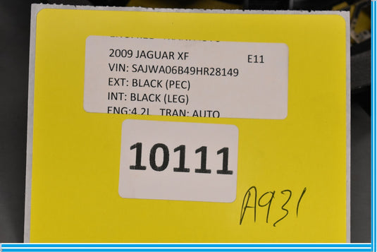 09-11 Jaguar XF Front Right Passenger Side Door Audio Speaker Oem