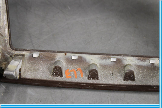 07-13 Mercedes W221 S550 S600 Center Console Rear AC Control Trim Bezel Wood Oem