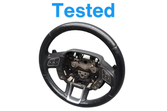 12-19 Range Rover Evoque L538 Steering Wheel w/ Paddle Shifters Black Oem