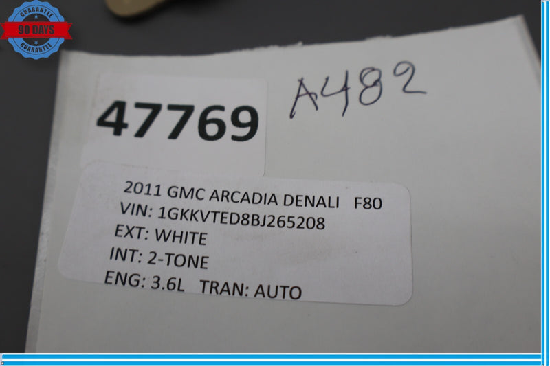 Load image into Gallery viewer, 09-12 GMC Acadia Front Left Driver Side Inner Cover Trim Bezel Panel Oem
