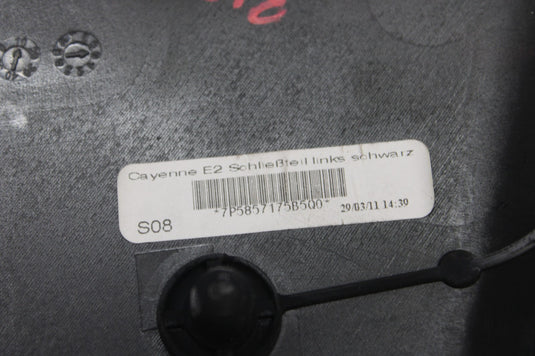 11-18 Porsche Cayenne 958 Front Left Dashboard Trim Cover Panel 7P5857175 Oem