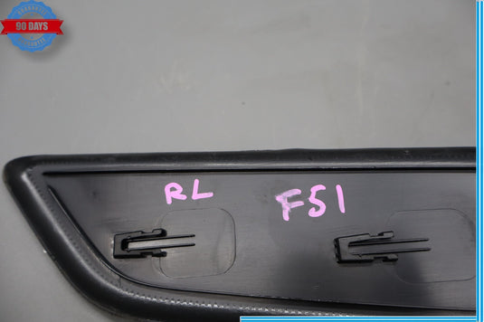 09-15 BMW 750Li F01 F02 Rear Left Driver Side Door Sill Scuff Plate Trim Oem