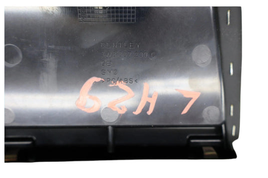 03-10 Bentley Continental GT Coupe Rear Left Interior Shelf Cover Trim Black Oem