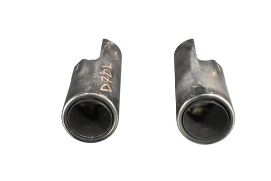 04-06 Jaguar XJ8 XJR X358 Rear Right And Left Side Exhaust Muffler Tip Set Oem